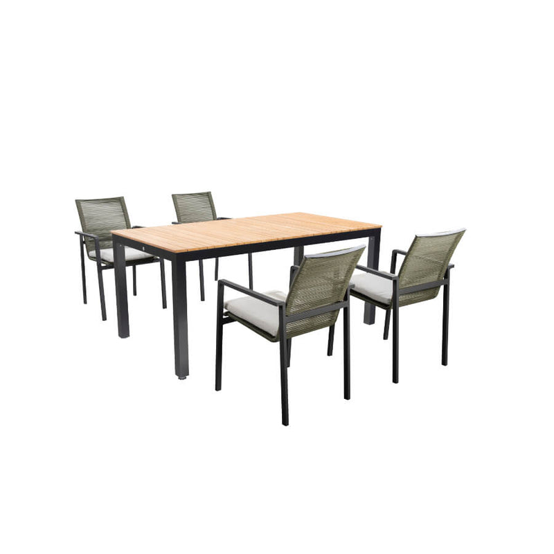 Yoi Arashi tafel 169x90 cm grijs