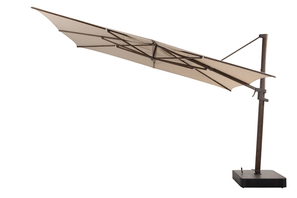 4SO Finca zweefparasol 400x300 cm frame wenge doek beach