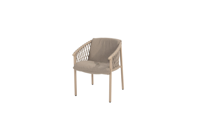 4 Seasons Outdoor Allora diningchair latte incl.kussens