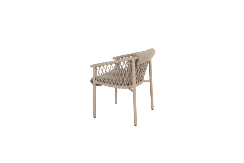 4 Seasons Outdoor Allora diningchair latte incl.kussens