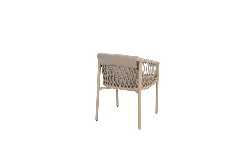 4 Seasons Outdoor Allora diningchair latte incl.kussens
