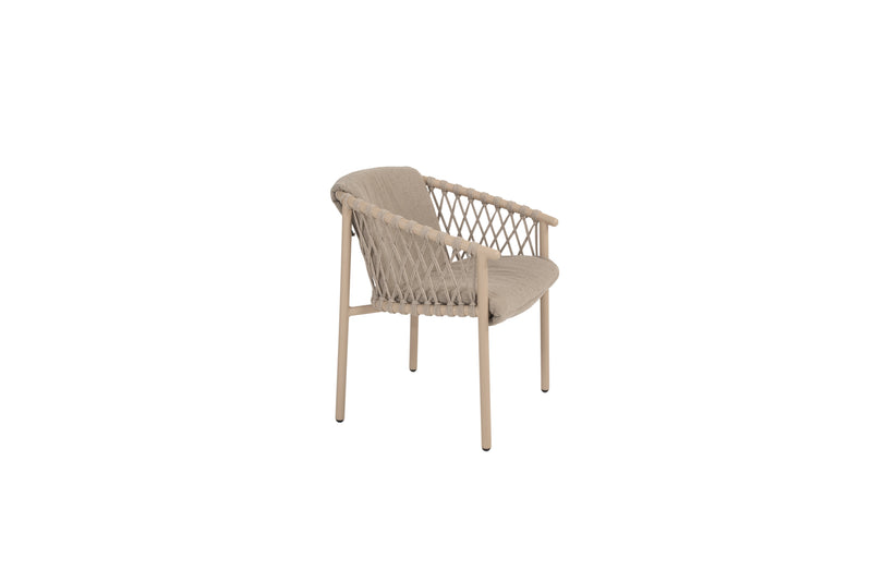 4 Seasons Outdoor Allora diningchair latte incl.kussens