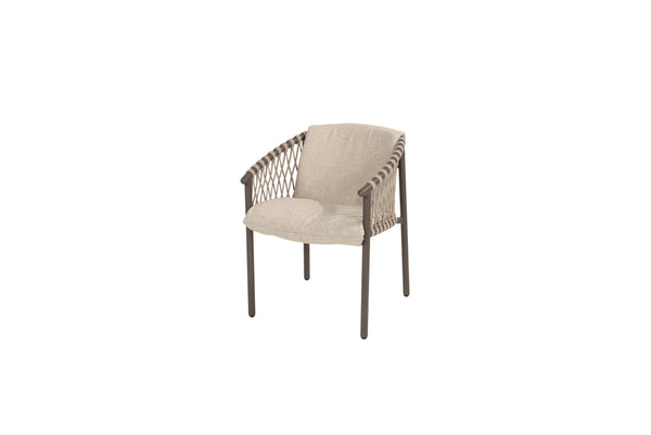 4 Seasons Outdoor Allora diningchair terre incl.kussens