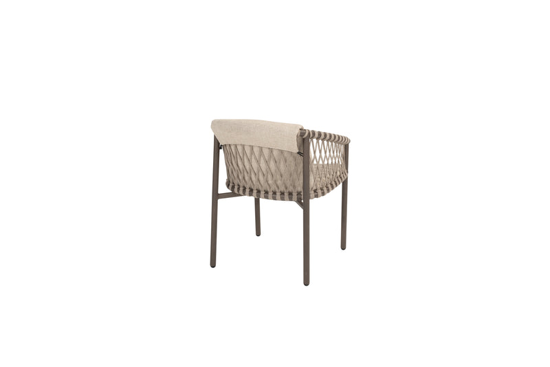 4 Seasons Outdoor Allora diningchair terre incl.kussens