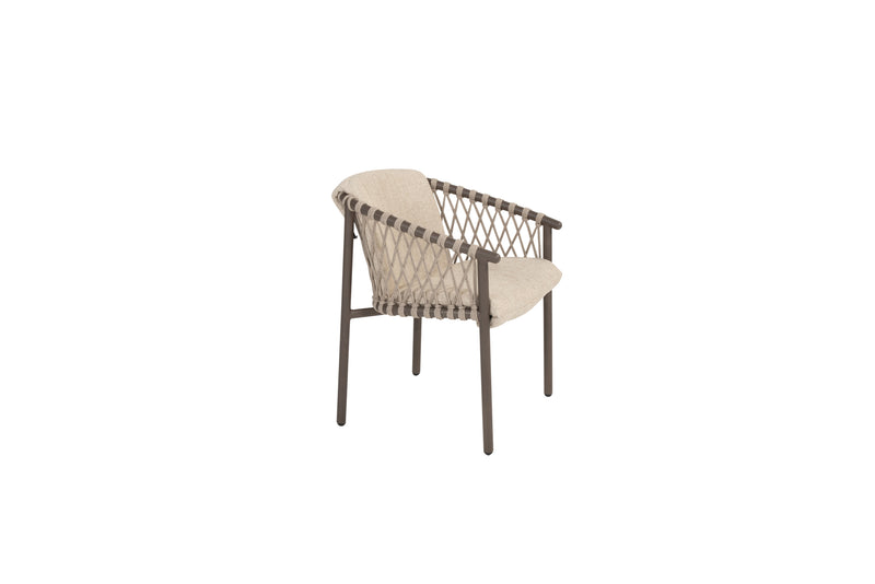 4 Seasons Outdoor Allora diningchair terre incl.kussens