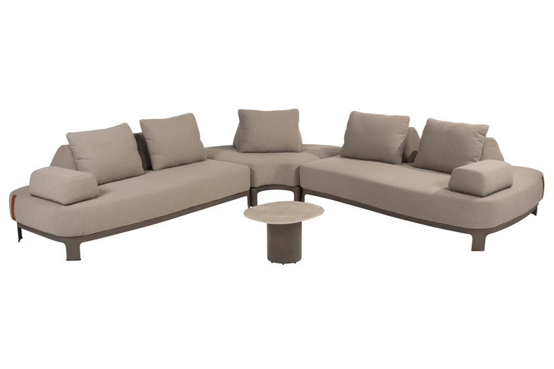 4 Seasons Outdoor Santorini 4-delige cornerset incl.Sofie salontafel 50 cm