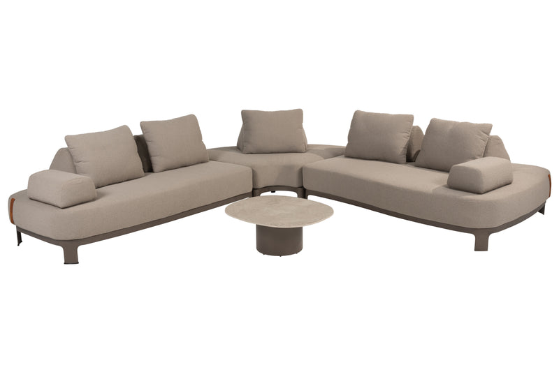 4 Seasons Outdoor Santorini 4-delige cornerset incl.Sofie salontafel 70 cm