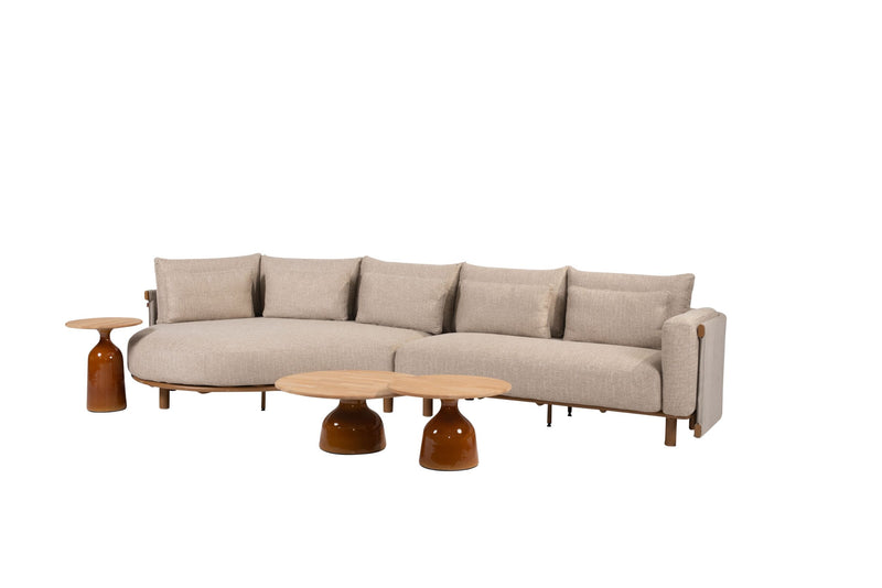 4 Seasons Outdoor Safina 4-delige loungeset incl.June salontafels