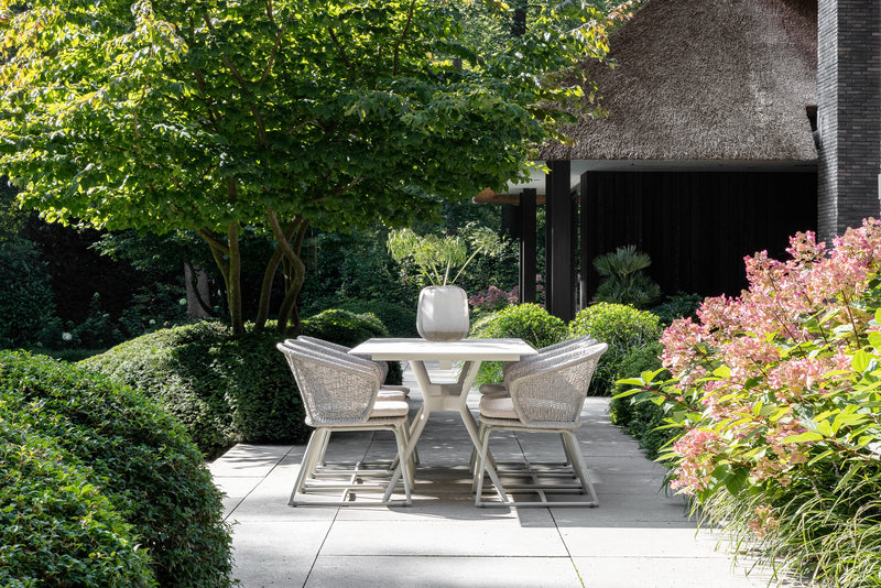 Max & Luuk Ravenna diningchair linen inclusief zitkussen