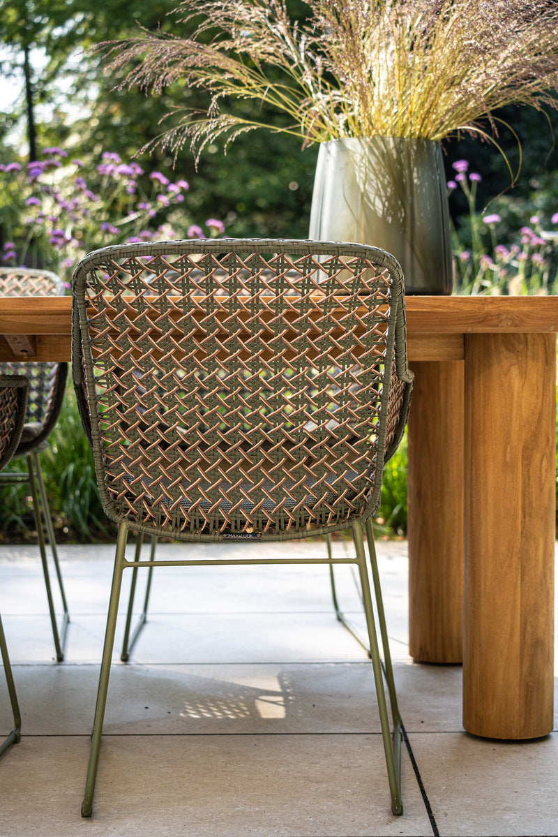 Max & Luuk Alessio diningchair moss inclusief zitkussen