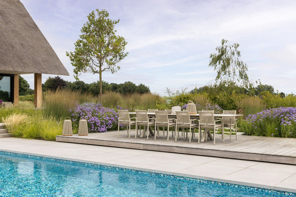 Yoi Maratea uitschuiftafel 280/340/400x100 cm salix