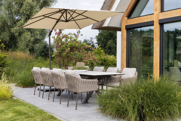 Yoi Maratea uitschuiftafel 280/340/400x100 cm bronze