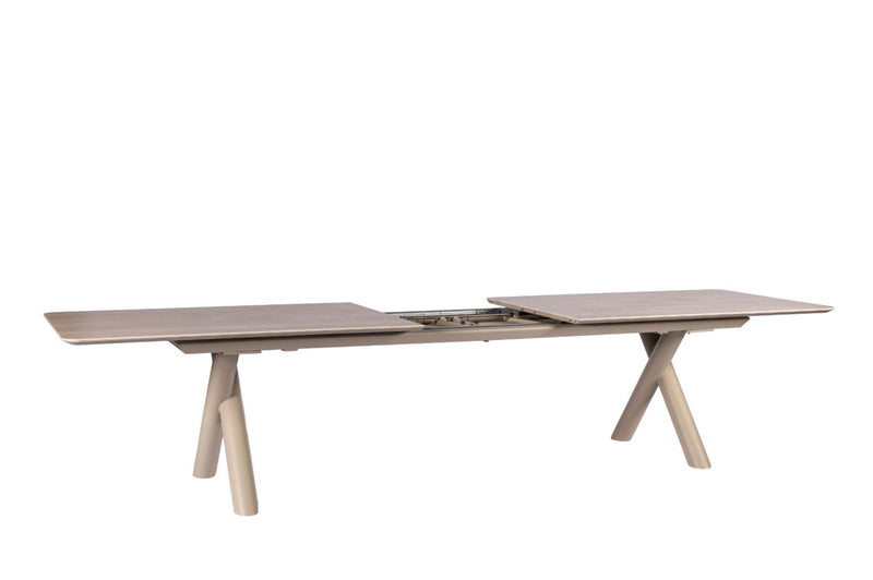 Yoi Maratea uitschuiftafel 280/340/400x100 cm salix