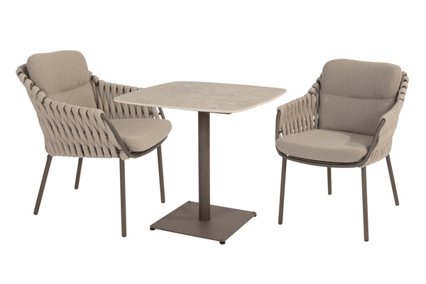 4 Seasons Outdoor 3-delige diningset Vermont tafel + Montera dining