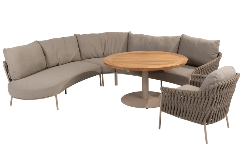 4 Seasons Outdoor Comino 4-delige loungeset Saba