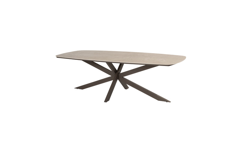Taste by 4SO Prado keramiek tafel barrel 240x105x75 cm terre