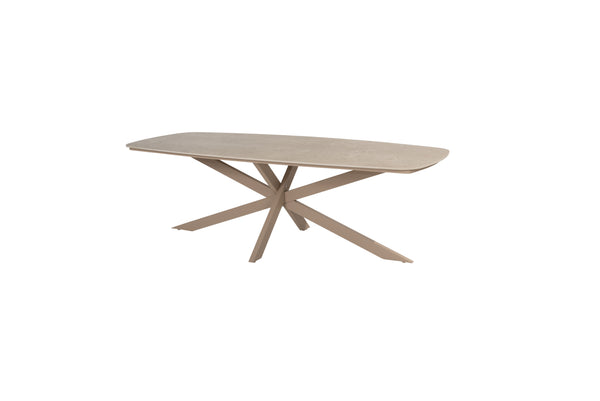 Taste by 4SO Prado keramiek tafel barrel 240x105x75 cm latte
