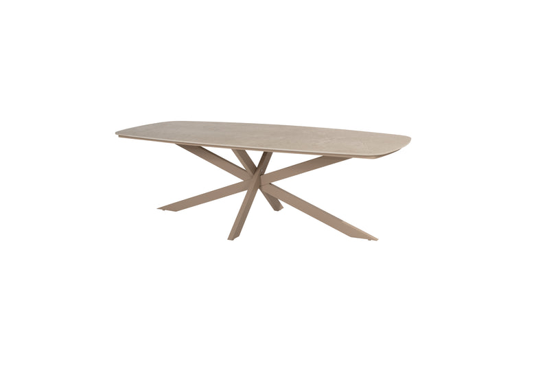Taste by 4SO Prado keramiek tafel barrel 240x105x75 cm latte