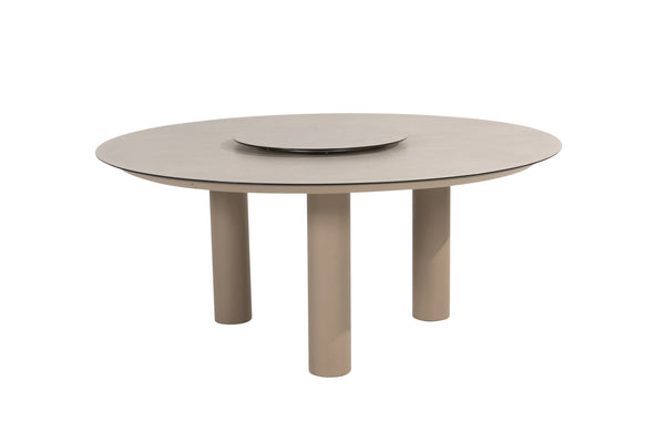 Taste by 4SO Donato low diningtable 160 cm ⌀ latte