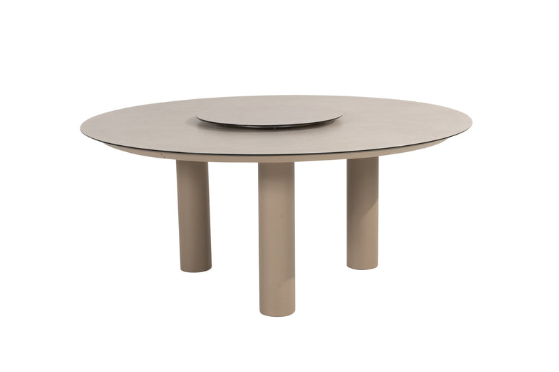 Taste by 4SO Donato low diningtable 160 cm ⌀ latte