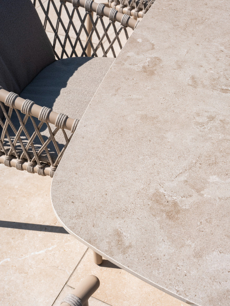 4 Seasons Outdoor Allora diningchair latte incl.kussens