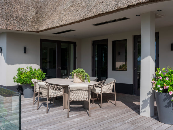 4 Seasons Outdoor Allora diningchair terre incl.kussens