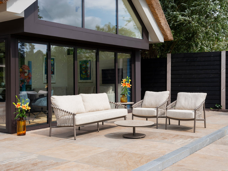 4 Seasons Outdoor Allora 4-delige loungeset incl. Sofie salontafel 70x80 cm