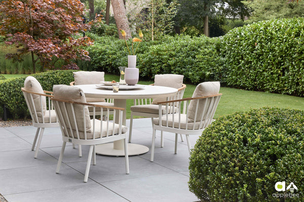 Apple Bee Melville diningtafel 220x110 cm Oyster