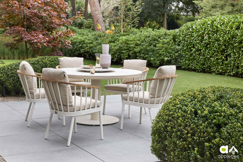 Apple Bee Melville diningtafel 220x110 cm Oyster