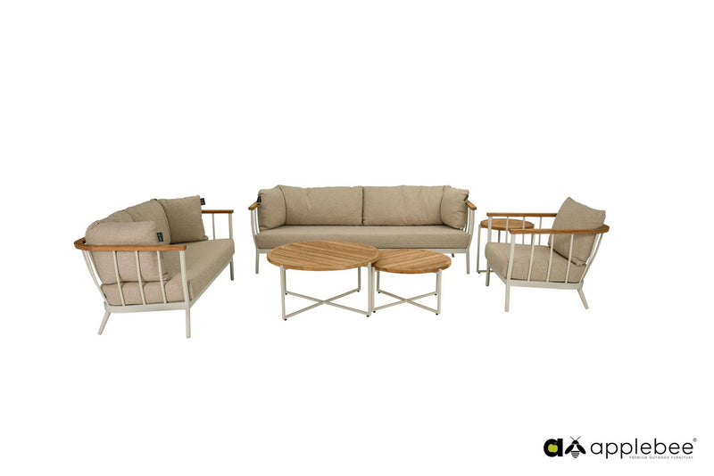 Apple Bee Condor 3-delige loungeset oyster