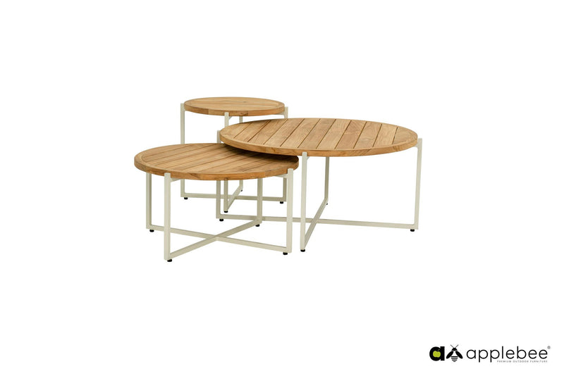 Apple Bee Condor coffeetable 74 cm oyster