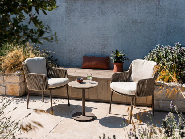 4 Seasons Outdoor 3-delige diningset Vermont tafel + Bernini dining
