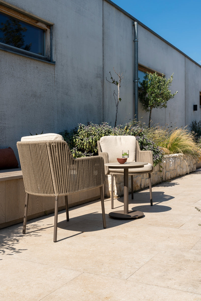 4 Seasons Outdoor 3-delige diningset Vermont tafel + Bernini dining