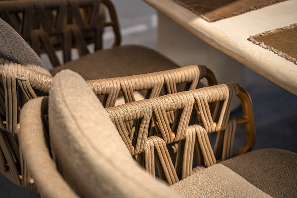 4 Seasons Outdoor 7-delige diningset Estate Mango + Biarritz