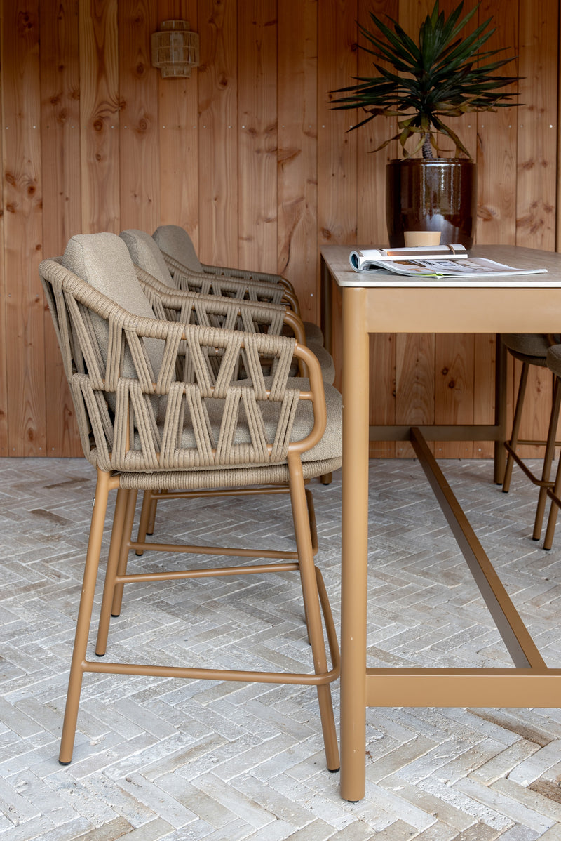 4 Seasons Outdoor Biarritz high diningchair incl.kussens