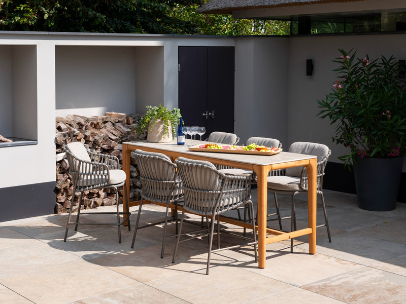 4 Seasons Outdoor 7-delige diningset Liam/Capalbio high dining