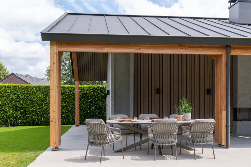 4 Seasons Outdoor 7-delige diningset Prado ceramic + Capalbio dining