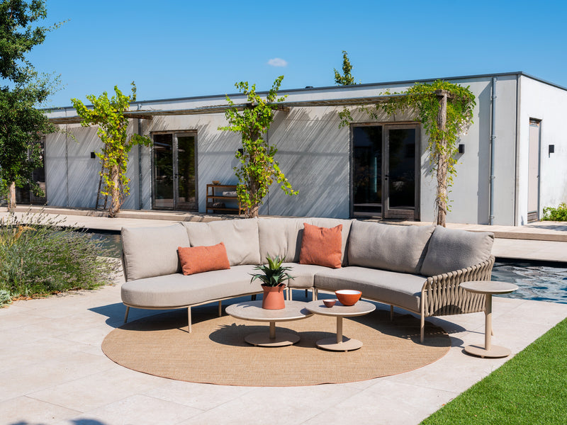 4 Seasons Outdoor Boaz salontafel latte 80 cm ⌀ (h 30 cm)