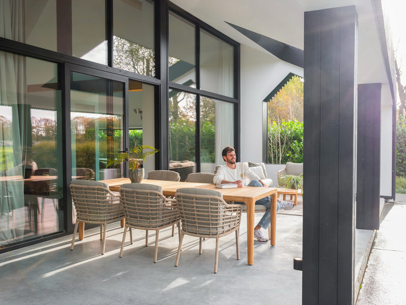 4 Seasons Outdoor 5-delige diningset Como + Liam 180 cm