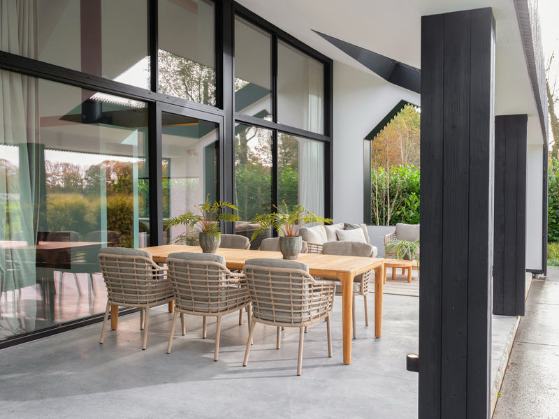 4 Seasons Outdoor 5-delige diningset Como + Liam 180 cm
