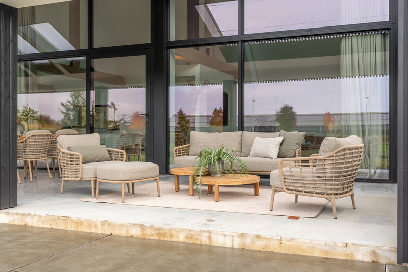 4 Seasons Outdoor 5-delige loungeset Como incl.Finn salontafels
