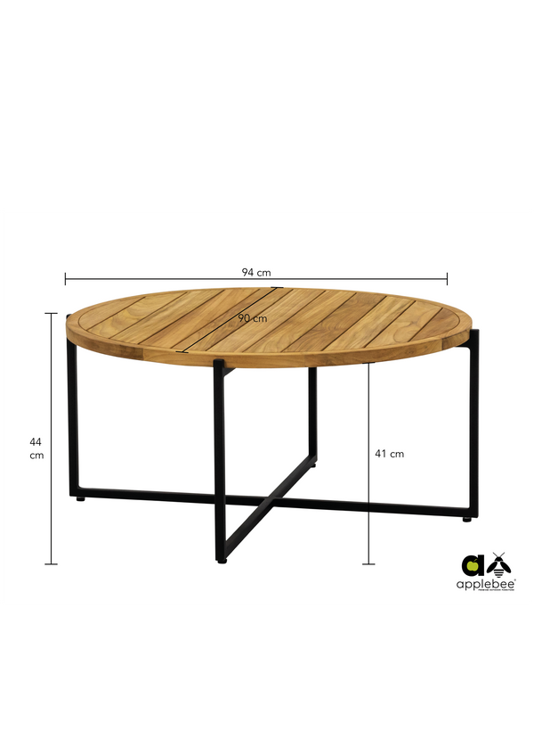 Apple Bee Condor coffeetable 94 cm zwart