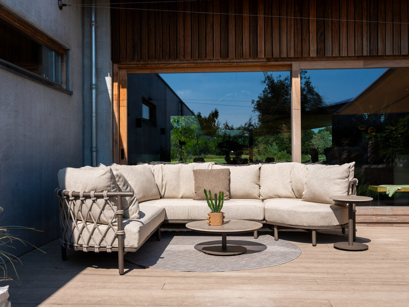 4 Seasons Outdoor Ezra 4-delige loungeset L Incl.loungechair en Boaz salontafel