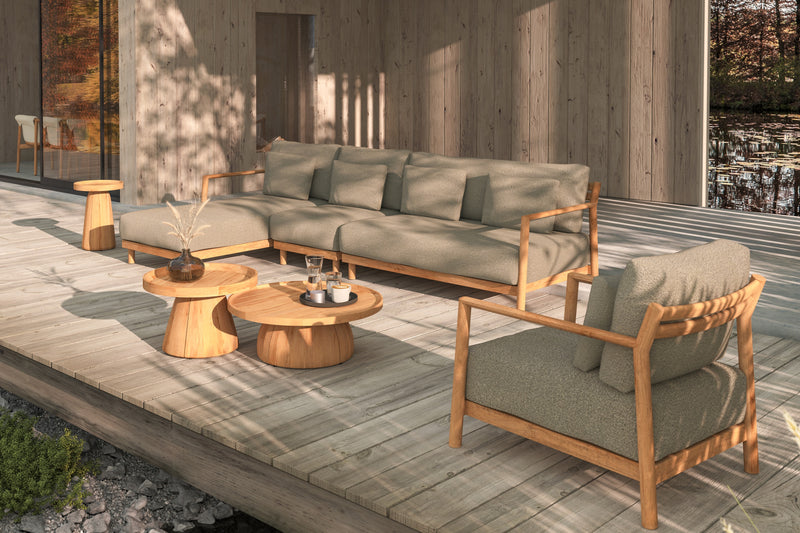4 Seasons Outdoor Marie 5-delige loungeset incl.salontafels Finn + center