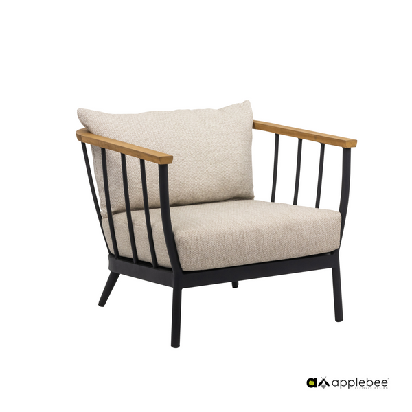 Apple Bee Condor loungechair zwart