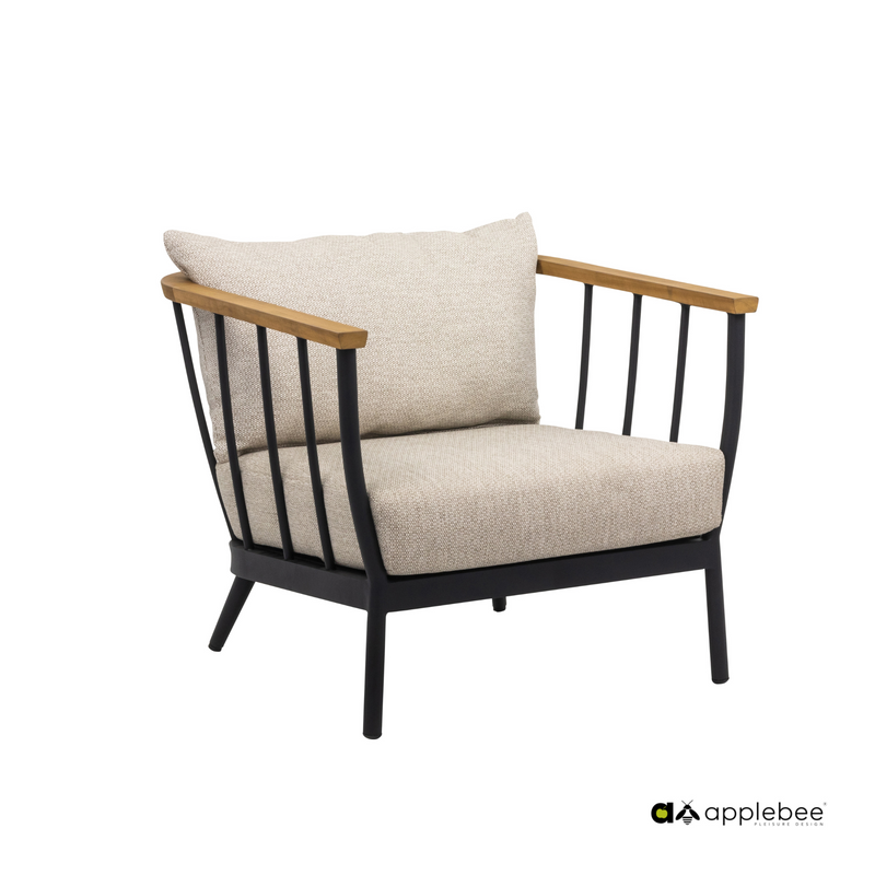 Apple Bee Condor loungechair zwart