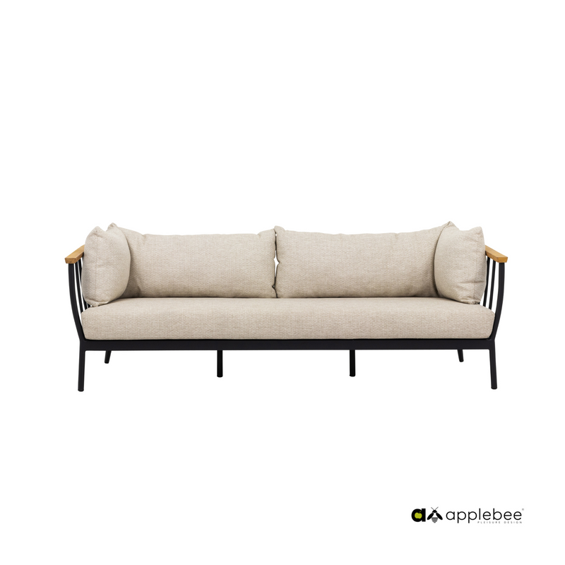 Apple Bee Condor sofa 217 cm zwart