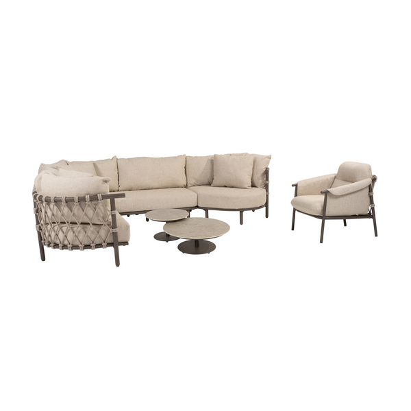 4 Seasons Outdoor Ezra 6-delige cornerset incl.Boaz salontafels