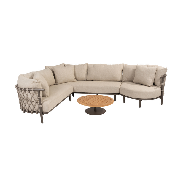 4 Seasons Outdoor Ezra 4-delige cornerset incl.Volta salontafel
