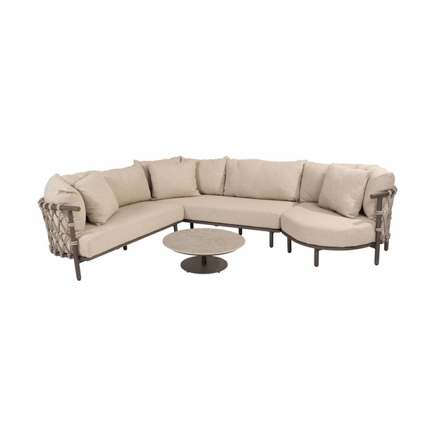 4 Seasons Outdoor Ezra 4-delige cornerset incl.Boaz salontafel